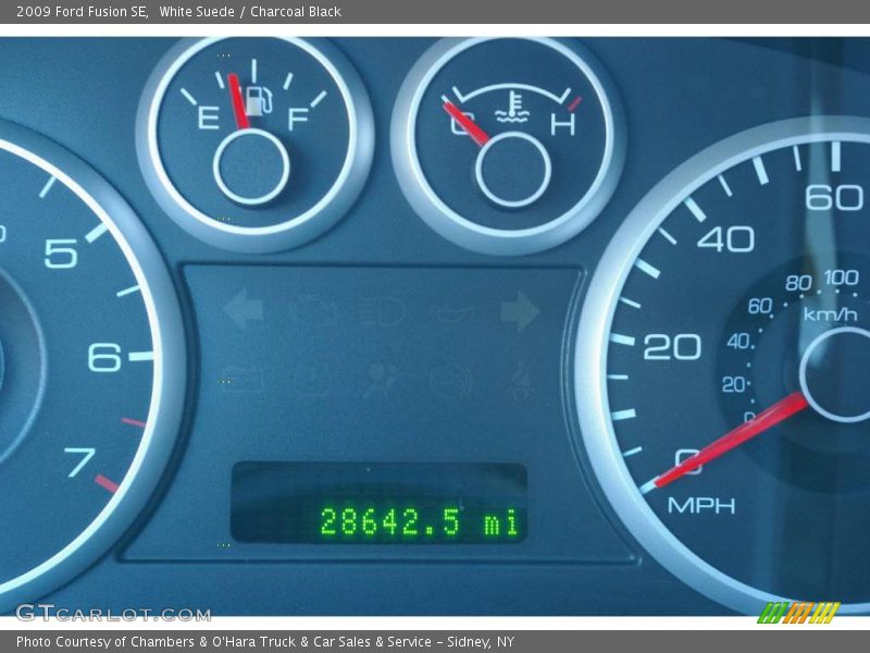 White Suede / Charcoal Black 2009 Ford Fusion SE