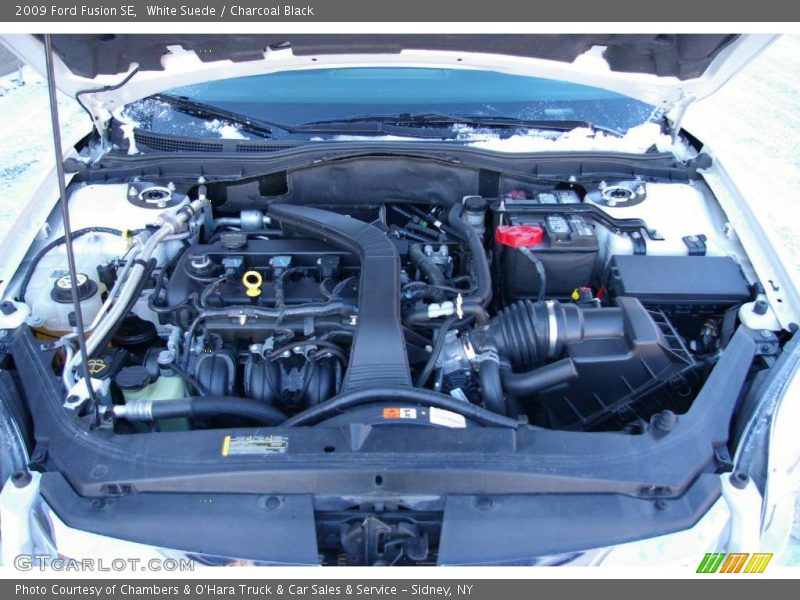 White Suede / Charcoal Black 2009 Ford Fusion SE