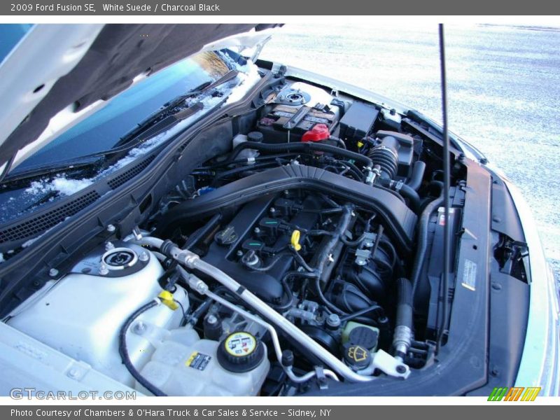 White Suede / Charcoal Black 2009 Ford Fusion SE