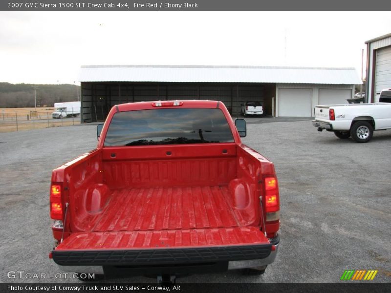 Fire Red / Ebony Black 2007 GMC Sierra 1500 SLT Crew Cab 4x4