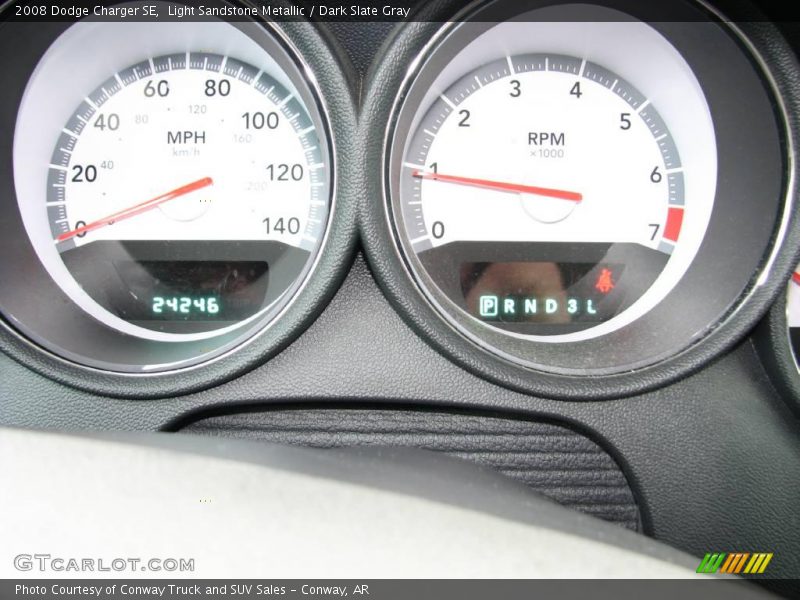 Light Sandstone Metallic / Dark Slate Gray 2008 Dodge Charger SE
