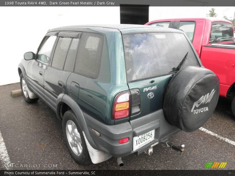 Dark Green Pearl Metallic / Dark Gray 1998 Toyota RAV4 4WD