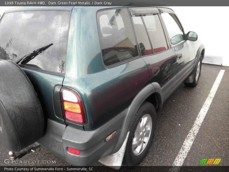 Dark Green Pearl Metallic / Dark Gray 1998 Toyota RAV4 4WD