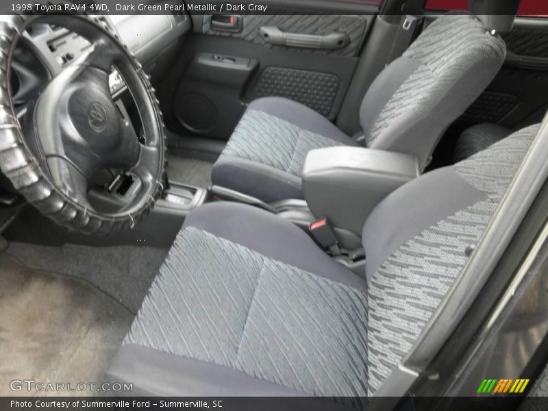 Dark Green Pearl Metallic / Dark Gray 1998 Toyota RAV4 4WD