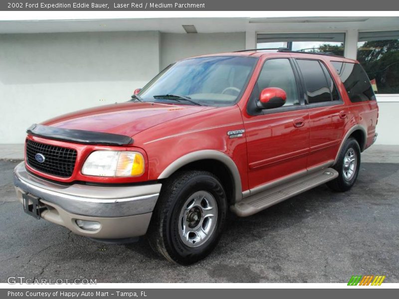 Laser Red / Medium Parchment 2002 Ford Expedition Eddie Bauer