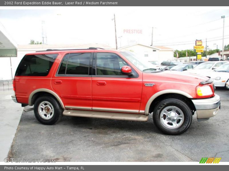 Laser Red / Medium Parchment 2002 Ford Expedition Eddie Bauer