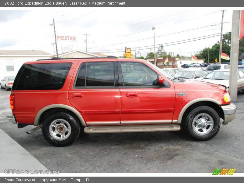 Laser Red / Medium Parchment 2002 Ford Expedition Eddie Bauer
