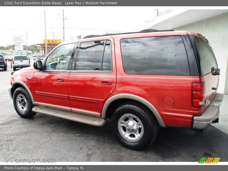 Laser Red / Medium Parchment 2002 Ford Expedition Eddie Bauer