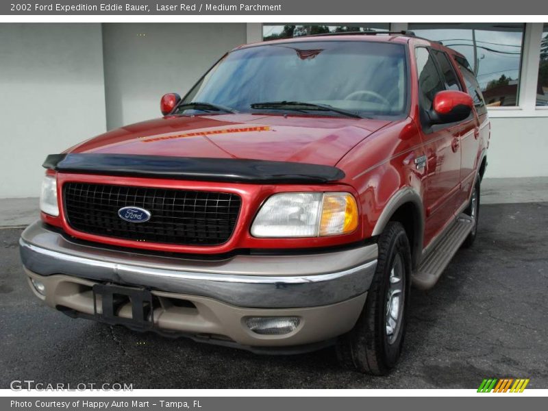 Laser Red / Medium Parchment 2002 Ford Expedition Eddie Bauer
