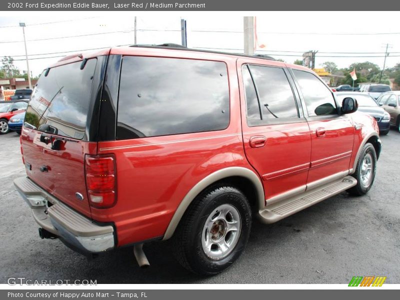 Laser Red / Medium Parchment 2002 Ford Expedition Eddie Bauer