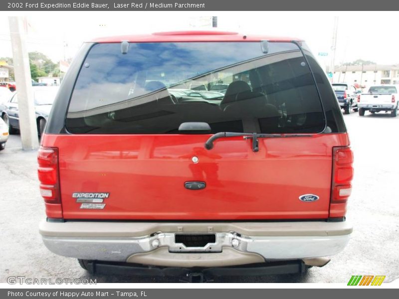 Laser Red / Medium Parchment 2002 Ford Expedition Eddie Bauer