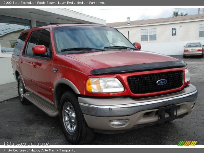 Laser Red / Medium Parchment 2002 Ford Expedition Eddie Bauer