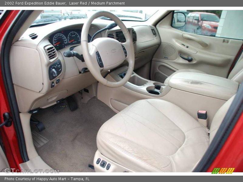Laser Red / Medium Parchment 2002 Ford Expedition Eddie Bauer
