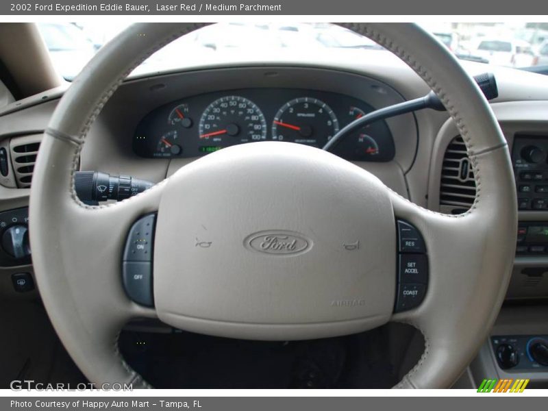 Laser Red / Medium Parchment 2002 Ford Expedition Eddie Bauer