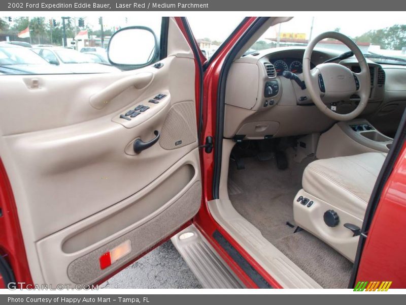 Laser Red / Medium Parchment 2002 Ford Expedition Eddie Bauer