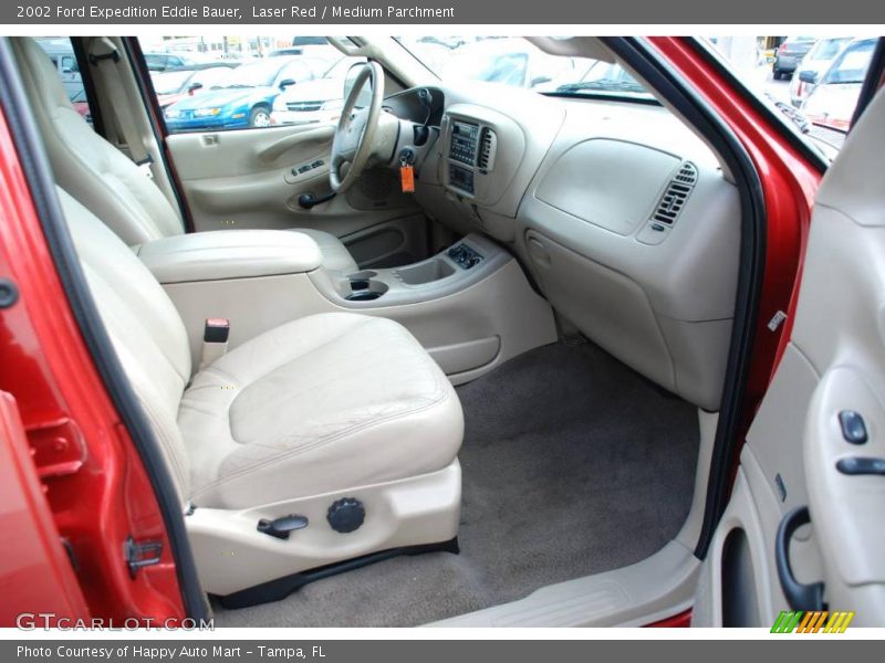 Laser Red / Medium Parchment 2002 Ford Expedition Eddie Bauer