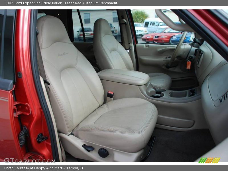 Laser Red / Medium Parchment 2002 Ford Expedition Eddie Bauer