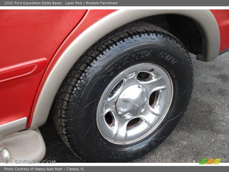 Laser Red / Medium Parchment 2002 Ford Expedition Eddie Bauer
