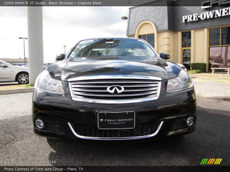 Black Obsidian / Graphite Black 2009 Infiniti M 35 Sedan