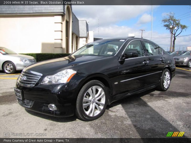 Black Obsidian / Graphite Black 2009 Infiniti M 35 Sedan