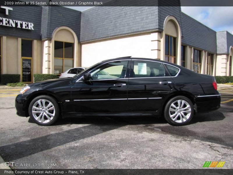 Black Obsidian / Graphite Black 2009 Infiniti M 35 Sedan