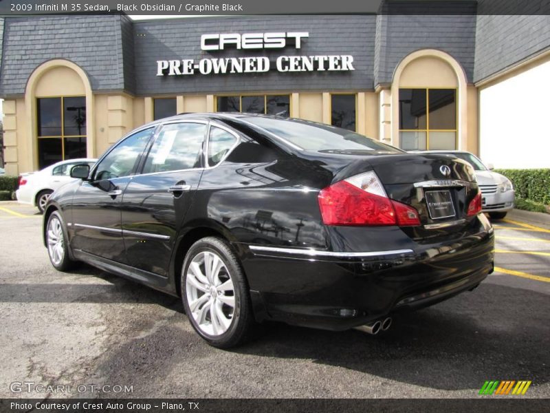 Black Obsidian / Graphite Black 2009 Infiniti M 35 Sedan