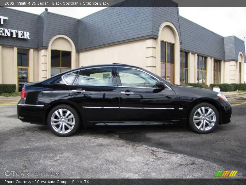 Black Obsidian / Graphite Black 2009 Infiniti M 35 Sedan