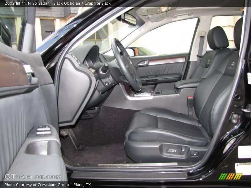 Black Obsidian / Graphite Black 2009 Infiniti M 35 Sedan
