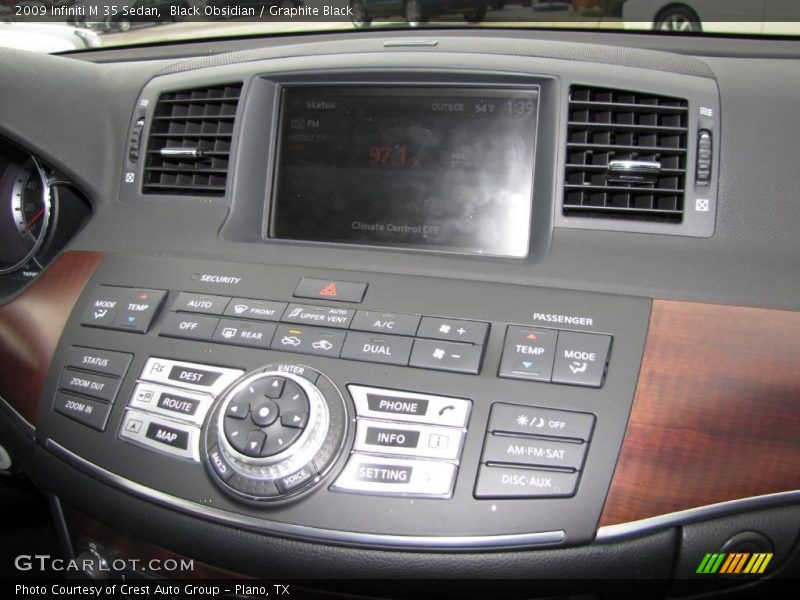 Black Obsidian / Graphite Black 2009 Infiniti M 35 Sedan