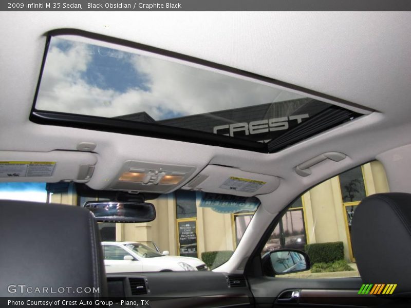 Black Obsidian / Graphite Black 2009 Infiniti M 35 Sedan