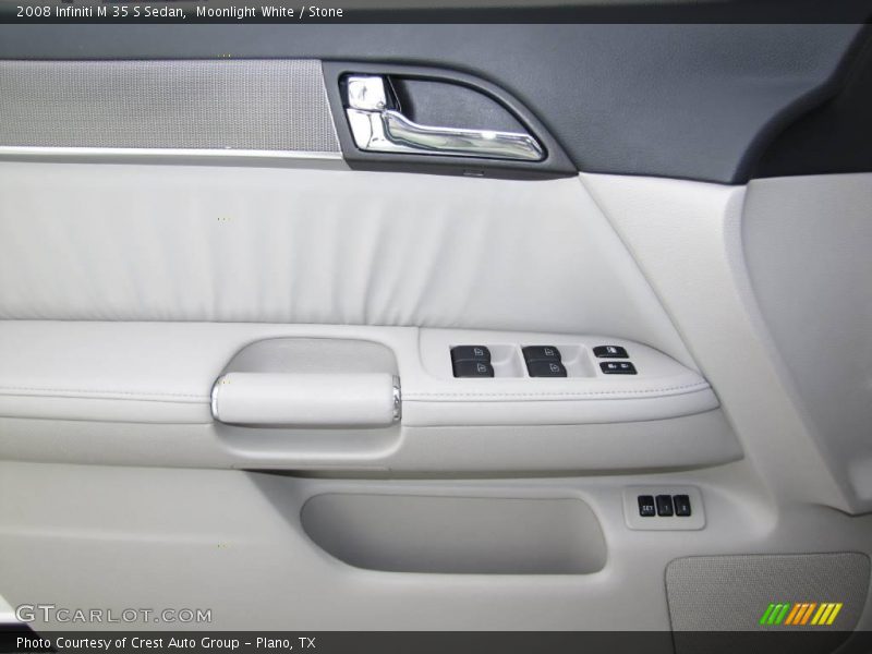 Moonlight White / Stone 2008 Infiniti M 35 S Sedan