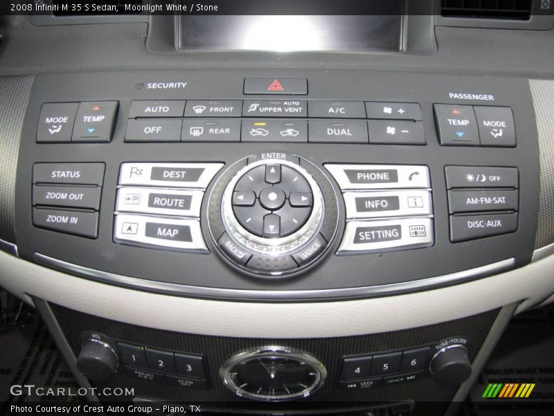 Moonlight White / Stone 2008 Infiniti M 35 S Sedan