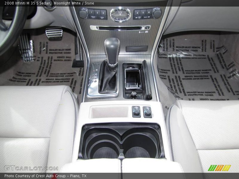Moonlight White / Stone 2008 Infiniti M 35 S Sedan