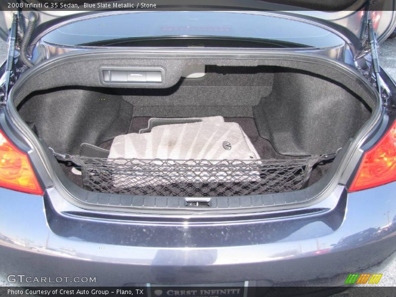 Blue Slate Metallic / Stone 2008 Infiniti G 35 Sedan