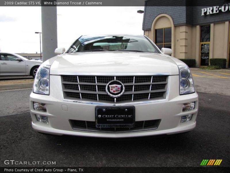 White Diamond Tricoat / Cashmere 2009 Cadillac STS V6