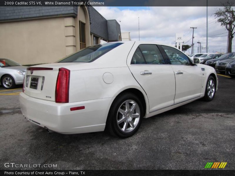 White Diamond Tricoat / Cashmere 2009 Cadillac STS V6