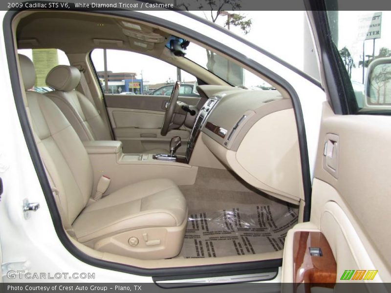 White Diamond Tricoat / Cashmere 2009 Cadillac STS V6