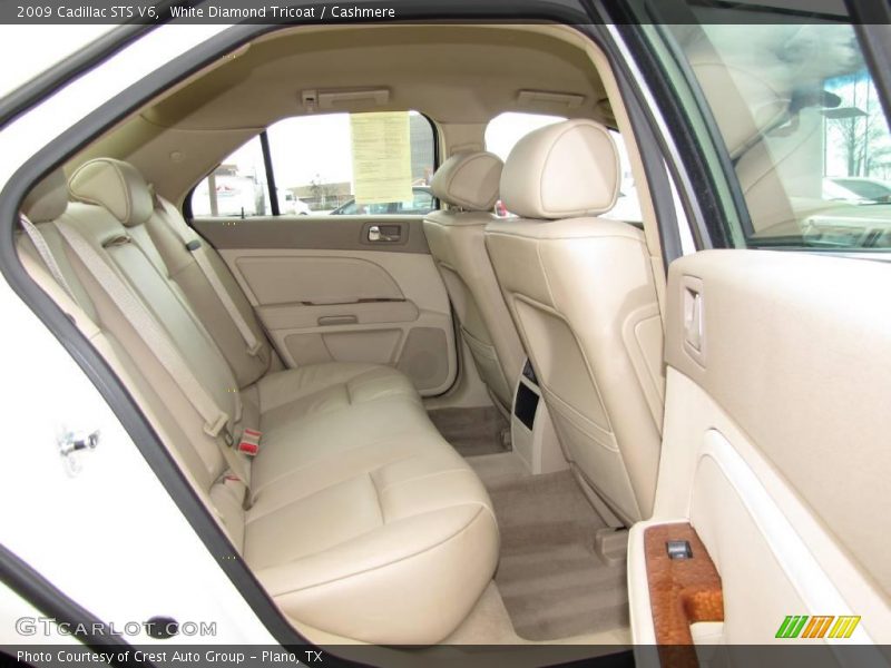 White Diamond Tricoat / Cashmere 2009 Cadillac STS V6
