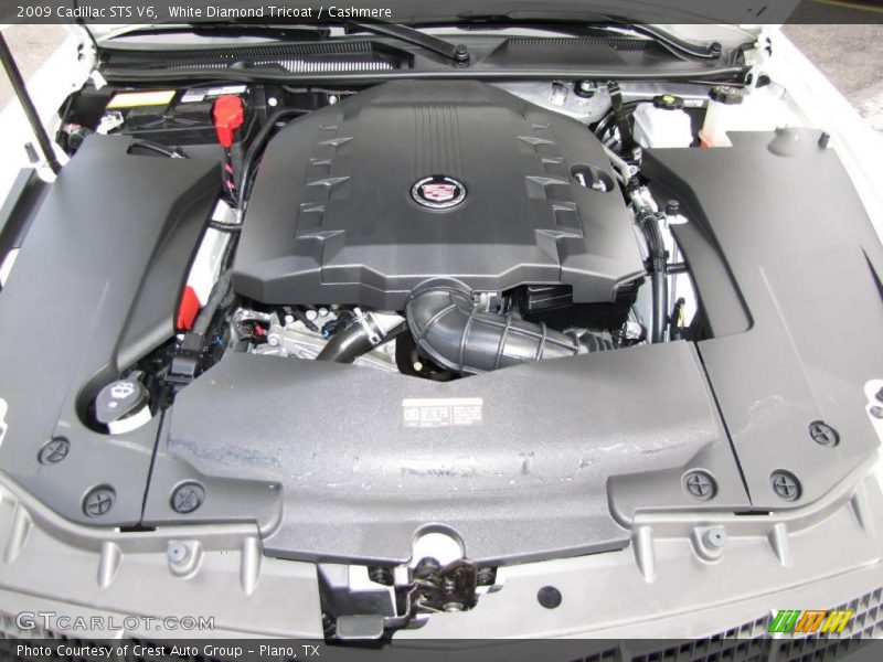 White Diamond Tricoat / Cashmere 2009 Cadillac STS V6