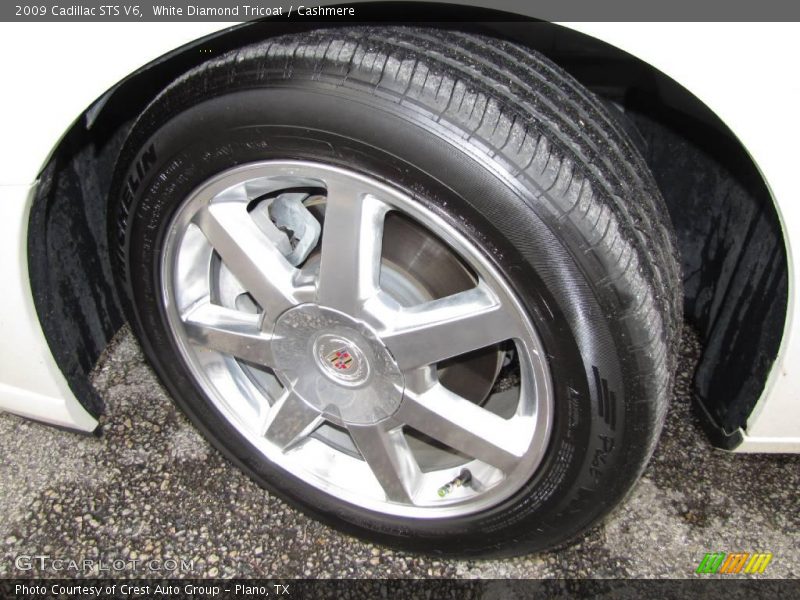 White Diamond Tricoat / Cashmere 2009 Cadillac STS V6