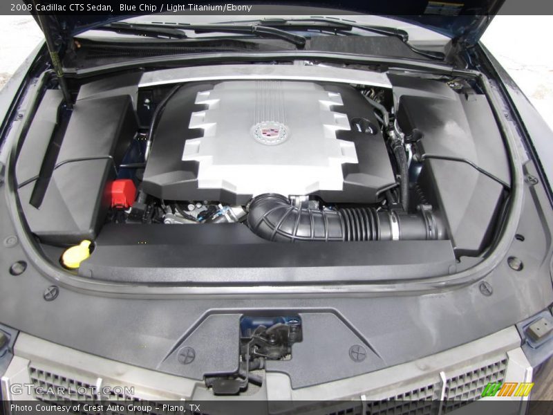 Blue Chip / Light Titanium/Ebony 2008 Cadillac CTS Sedan