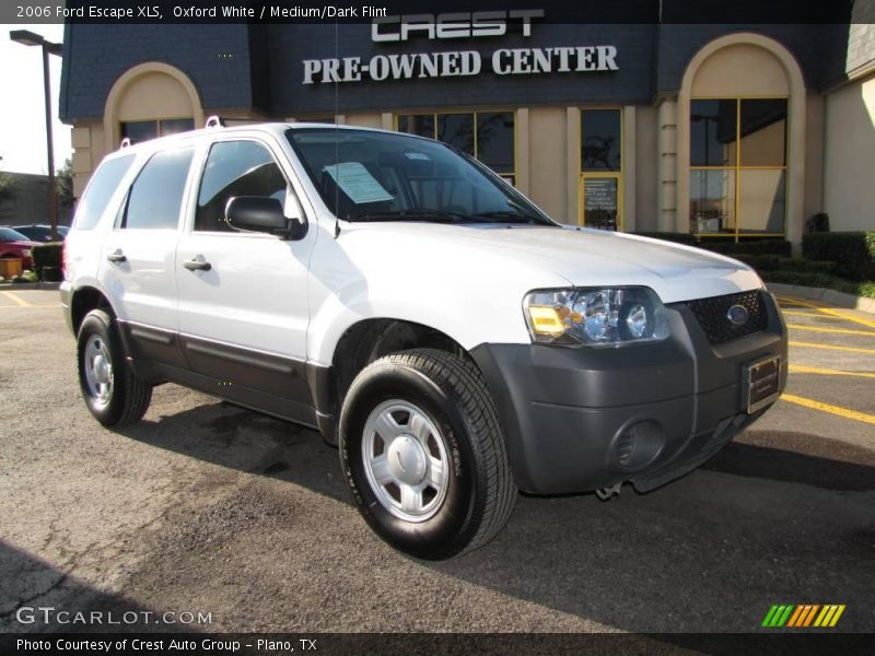 Oxford White / Medium/Dark Flint 2006 Ford Escape XLS