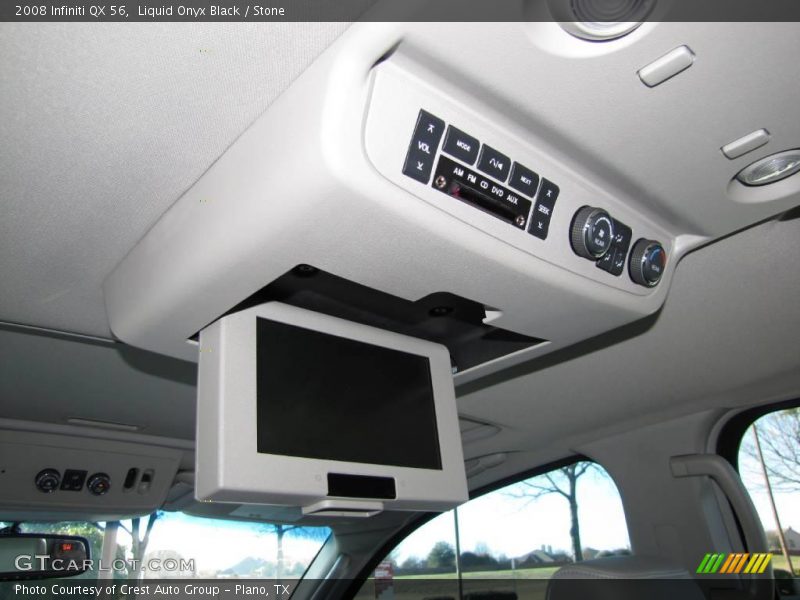 Liquid Onyx Black / Stone 2008 Infiniti QX 56