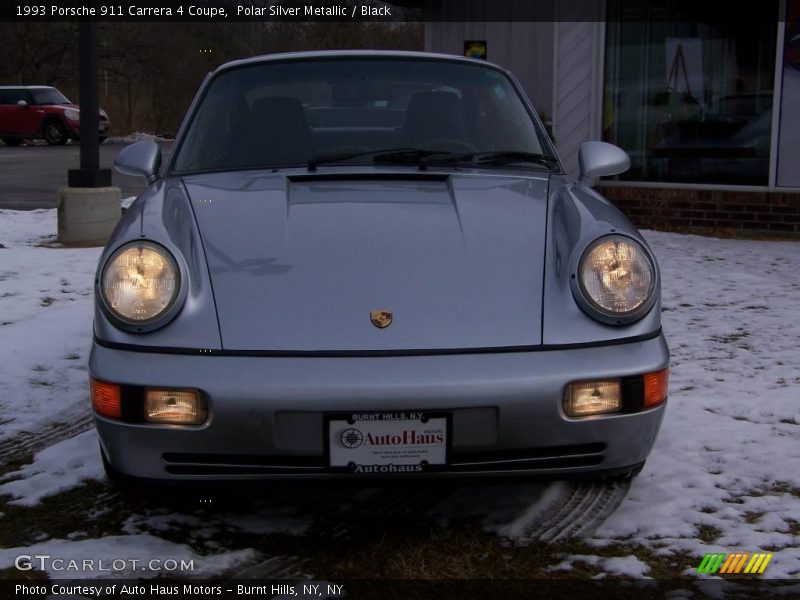 Polar Silver Metallic / Black 1993 Porsche 911 Carrera 4 Coupe