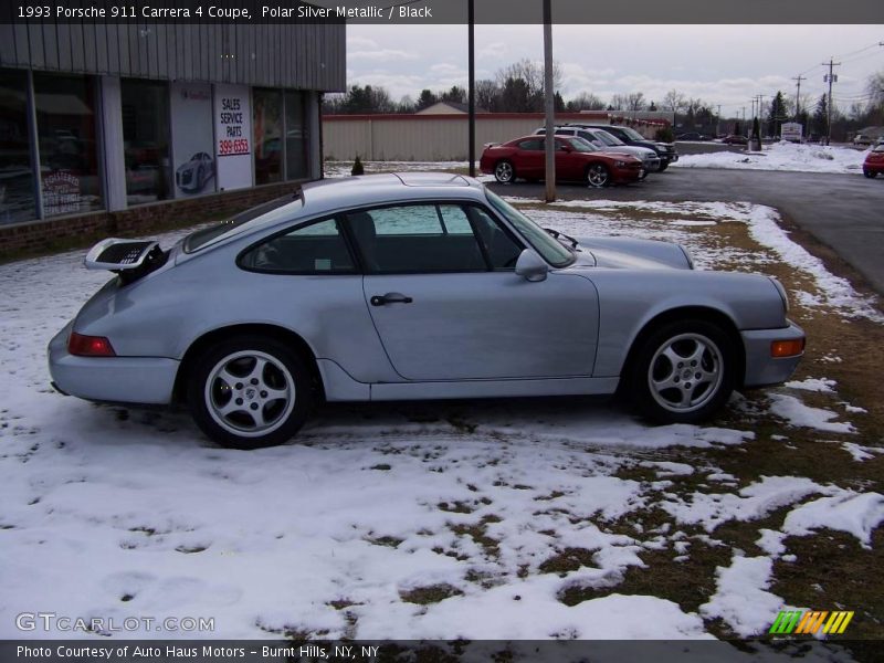 Polar Silver Metallic / Black 1993 Porsche 911 Carrera 4 Coupe