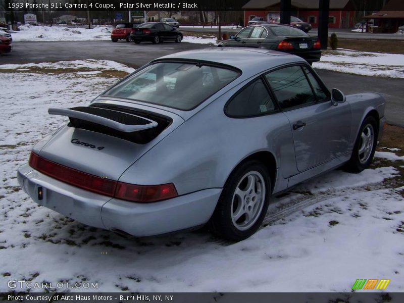 Polar Silver Metallic / Black 1993 Porsche 911 Carrera 4 Coupe