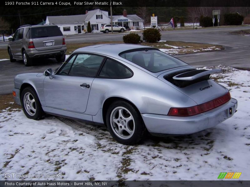 Polar Silver Metallic / Black 1993 Porsche 911 Carrera 4 Coupe