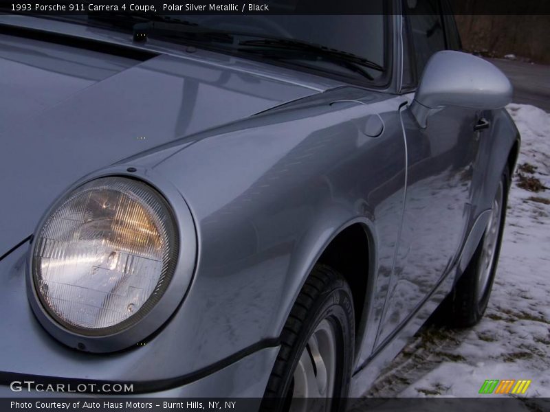 Polar Silver Metallic / Black 1993 Porsche 911 Carrera 4 Coupe