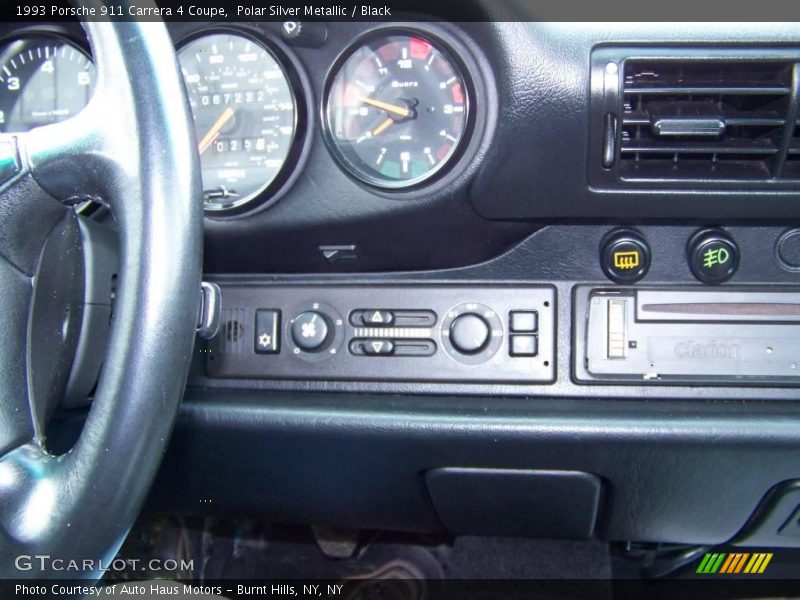 Polar Silver Metallic / Black 1993 Porsche 911 Carrera 4 Coupe