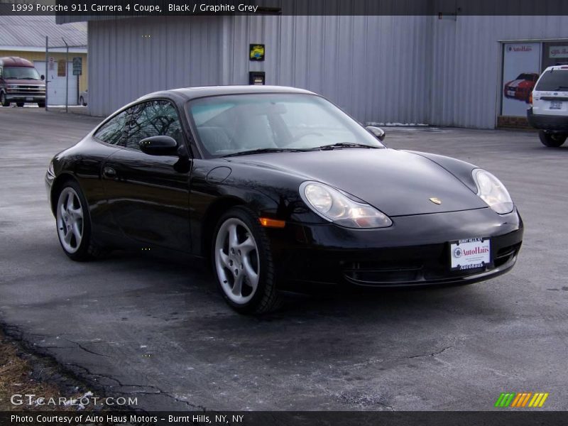 Black / Graphite Grey 1999 Porsche 911 Carrera 4 Coupe